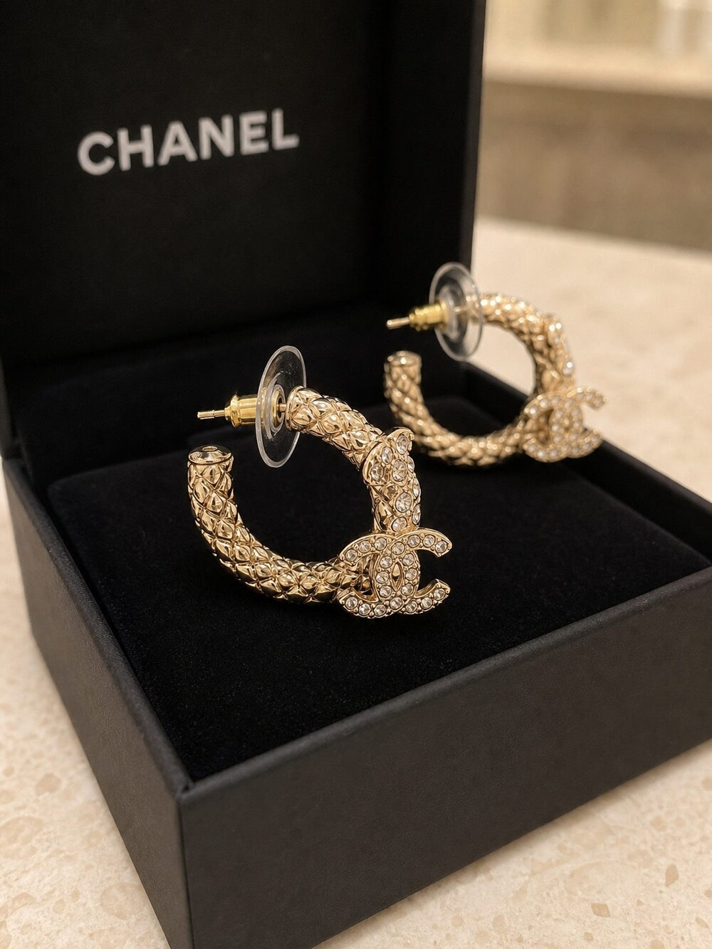 CHANEL Classic Parisian Earrings Style 7 | New with Box - Picture 4 of 9